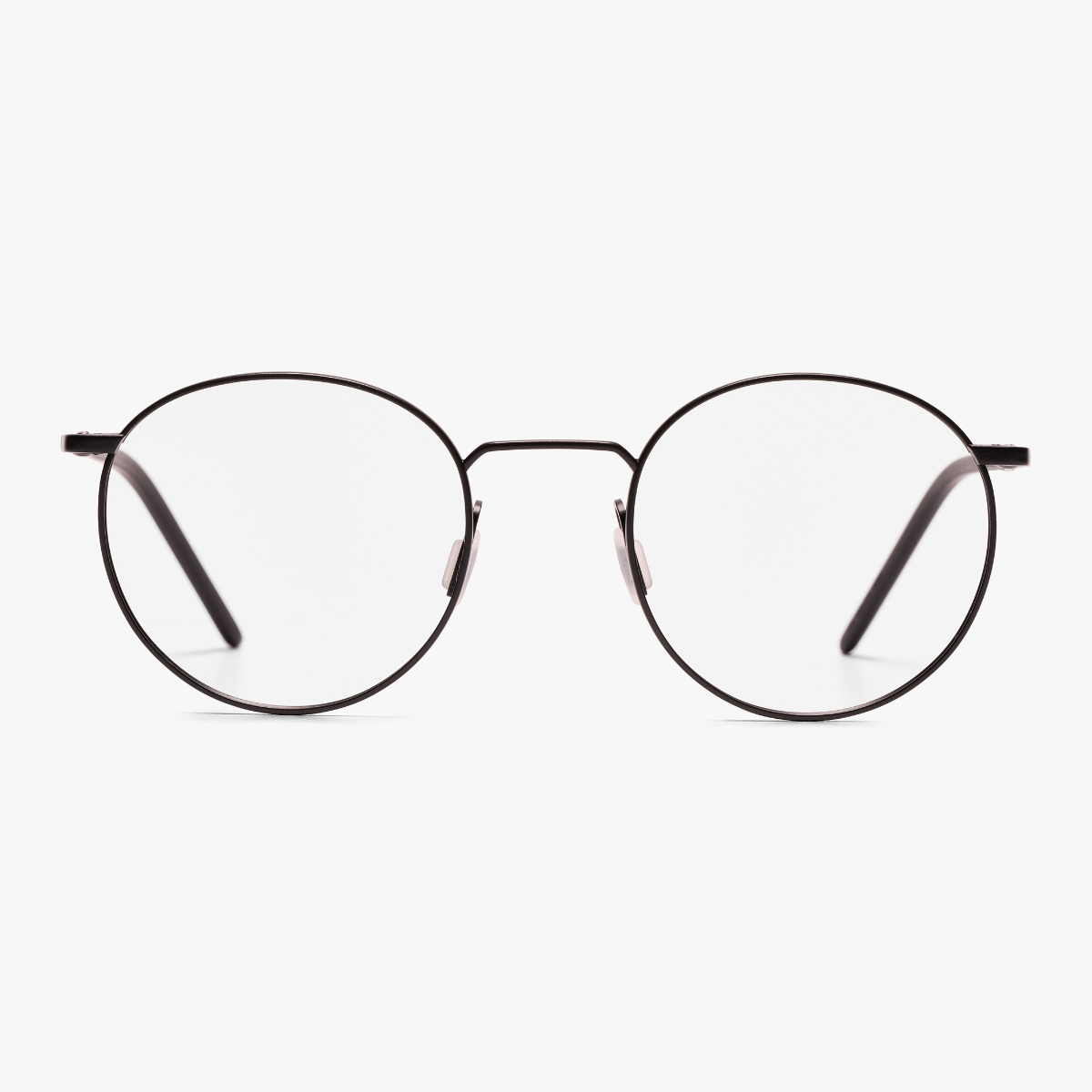 Luxreaders stylish Men's Silkeborg Black Reading glasses. Made from Titanium in a Square shape.