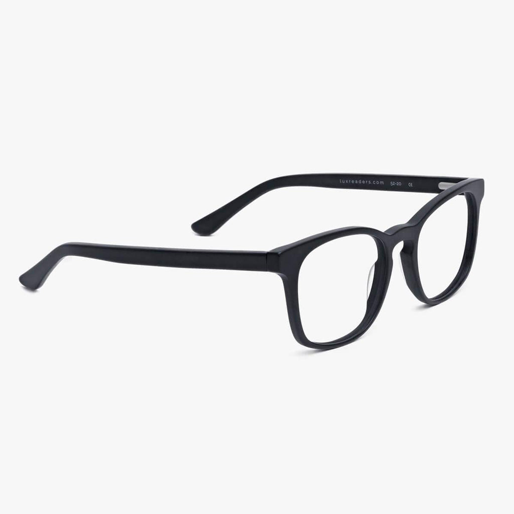 mens bornholm black reading glasses - luxreaders.se