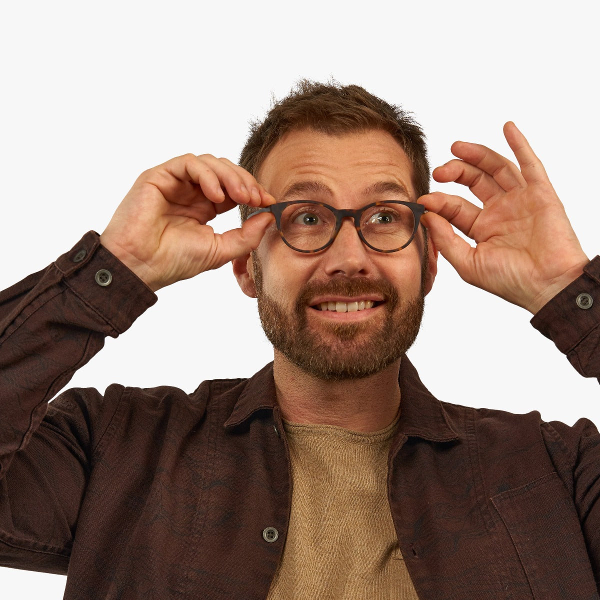 Luxreaders stylish Men's Örebro Dark Turtle Reading glasses. Made from Acetate in a Iconic shape.