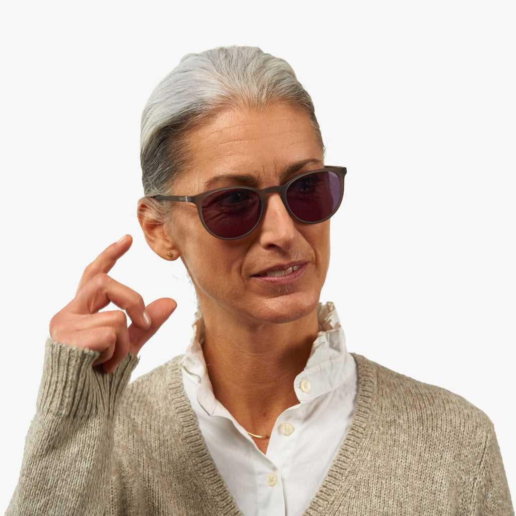 womens stockholm grey sunglasses - luxreaders.se