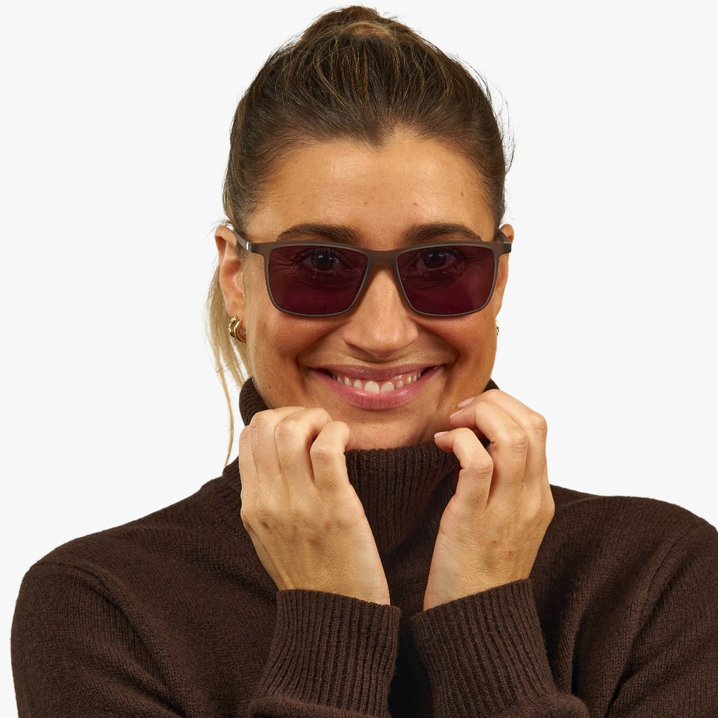 womens kobenhavn grey sunglasses - luxreaders.se