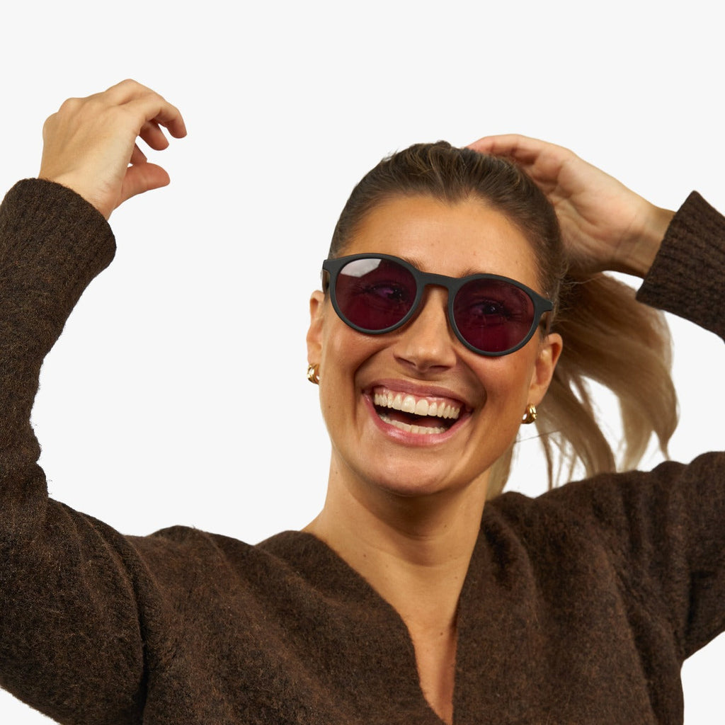 womens lokken black sunglasses - luxreaders.se