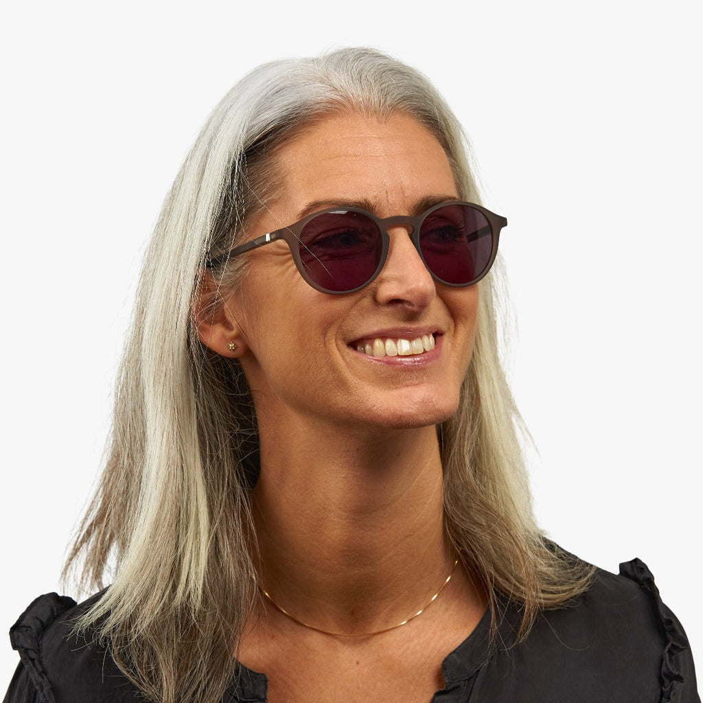 womens laeso grey sunglasses - luxreaders.se