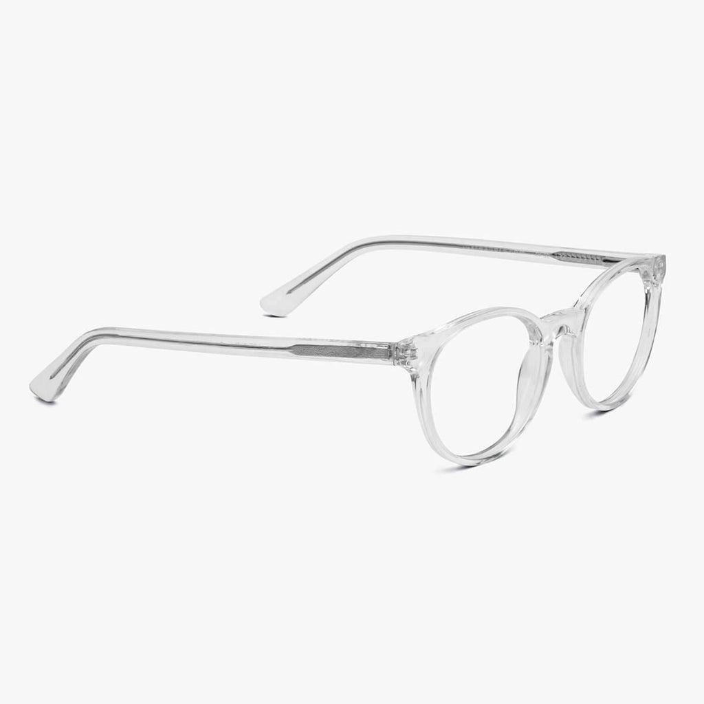 mens orebro crystal white blue light glasses - luxreaders.se