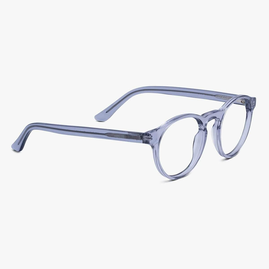 womens trondheim crystal grey blue light glasses - luxreaders.se