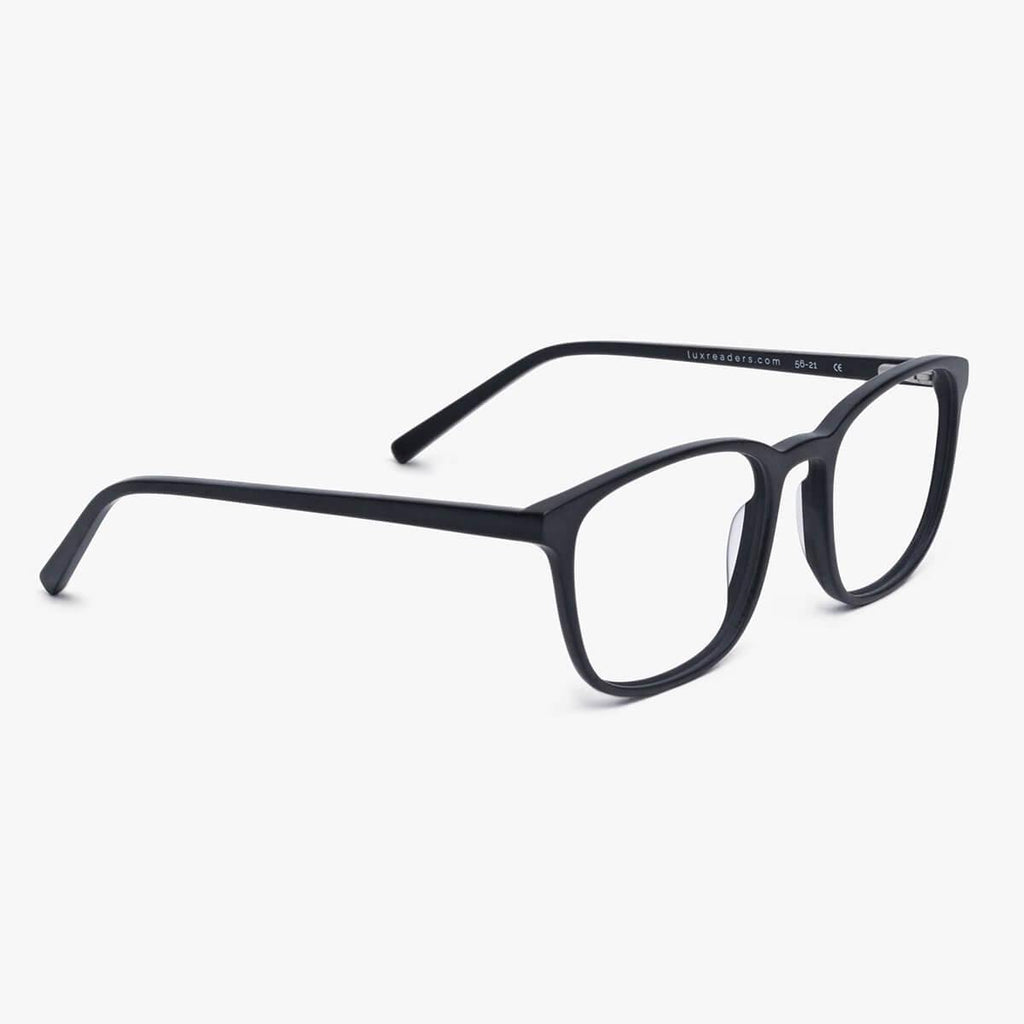 mens ebeltoft black reading glasses - luxreaders.se