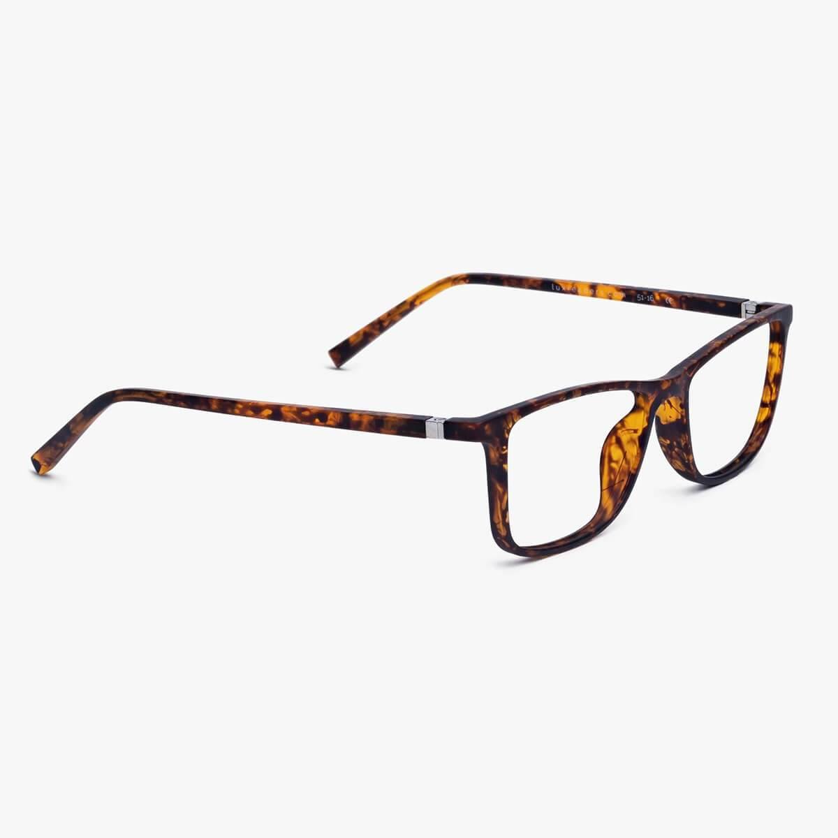 Luxreaders stylish Men's Skagen Turtle Blue light glasses. Made from Rubber in a Rectangle shape.