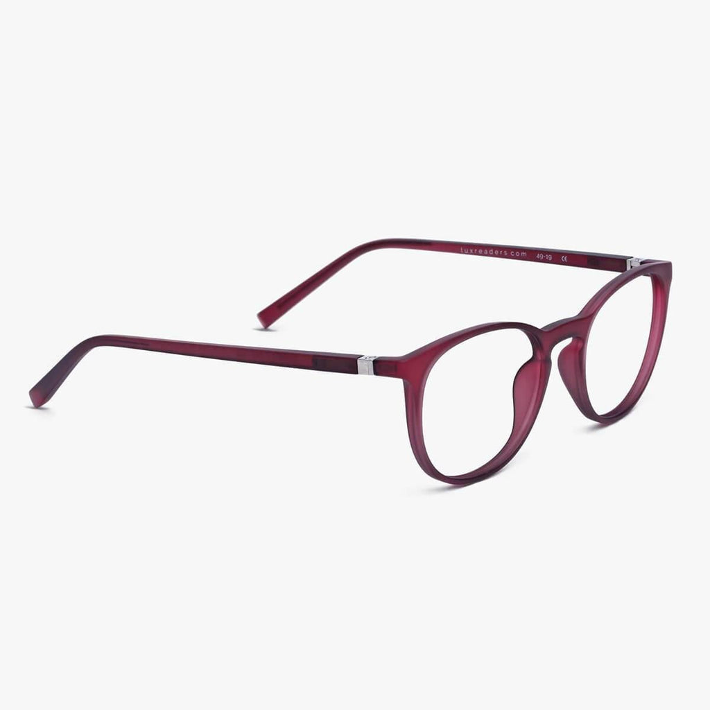 womens stockholm red reading glasses - luxreaders.se