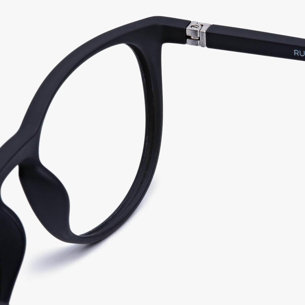 womens stockholm black reading glasses - luxreaders.se