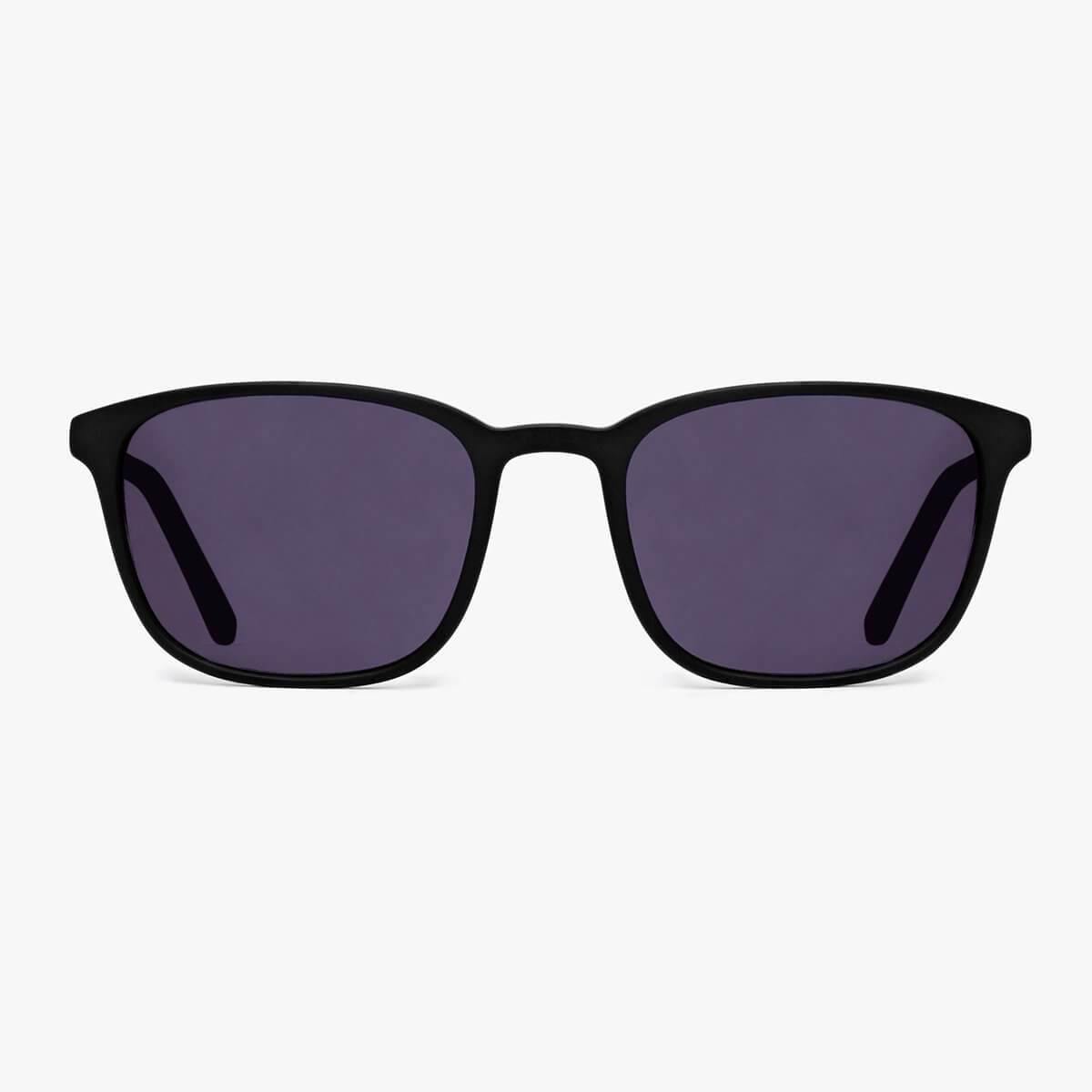 Ebeltoft Black sunglasses with matte black frame and dark lenses