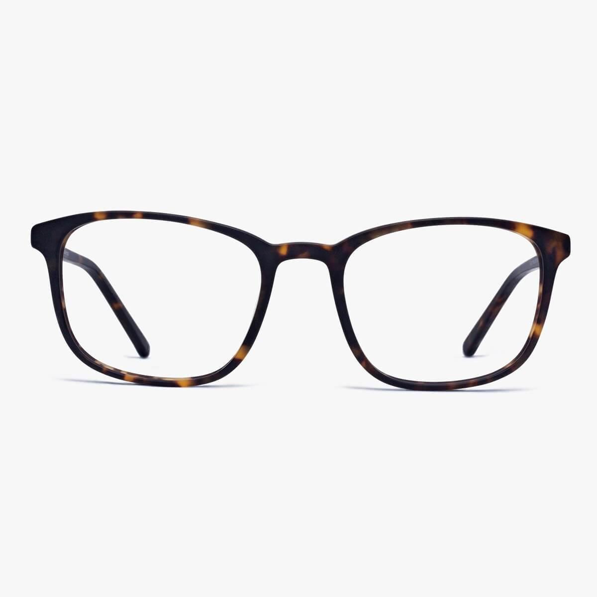 Ebeltoft Dark Turtle square tortoiseshell reading glasses