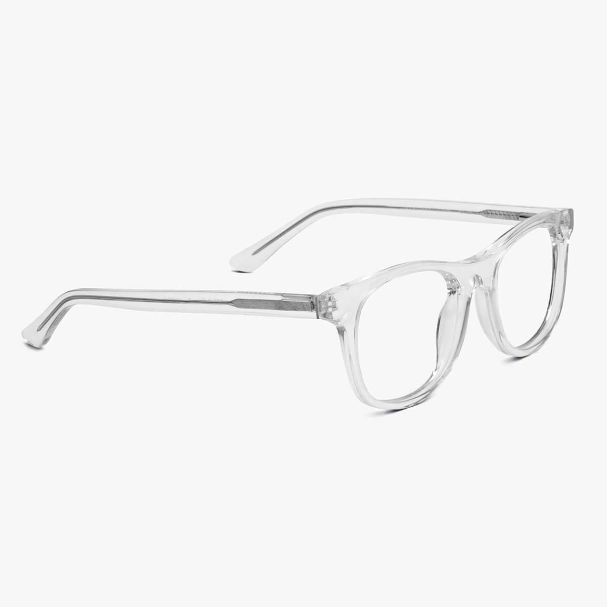 Malmö Crystal White square crystal reading glasses