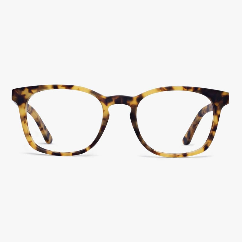 Tortoiseshell square frame reading glasses
