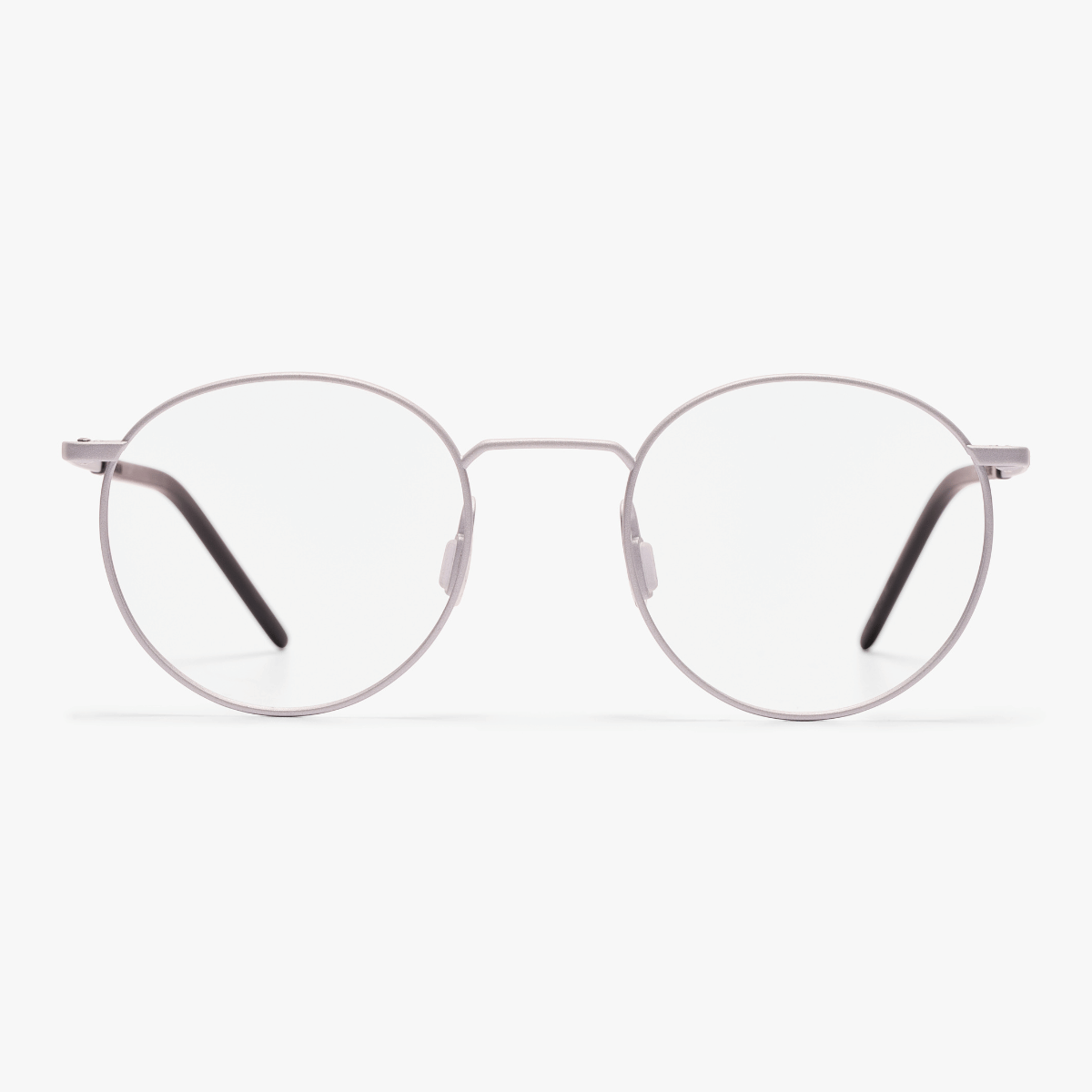 Men's Silkeborg Steel round glasses with thin metal frames