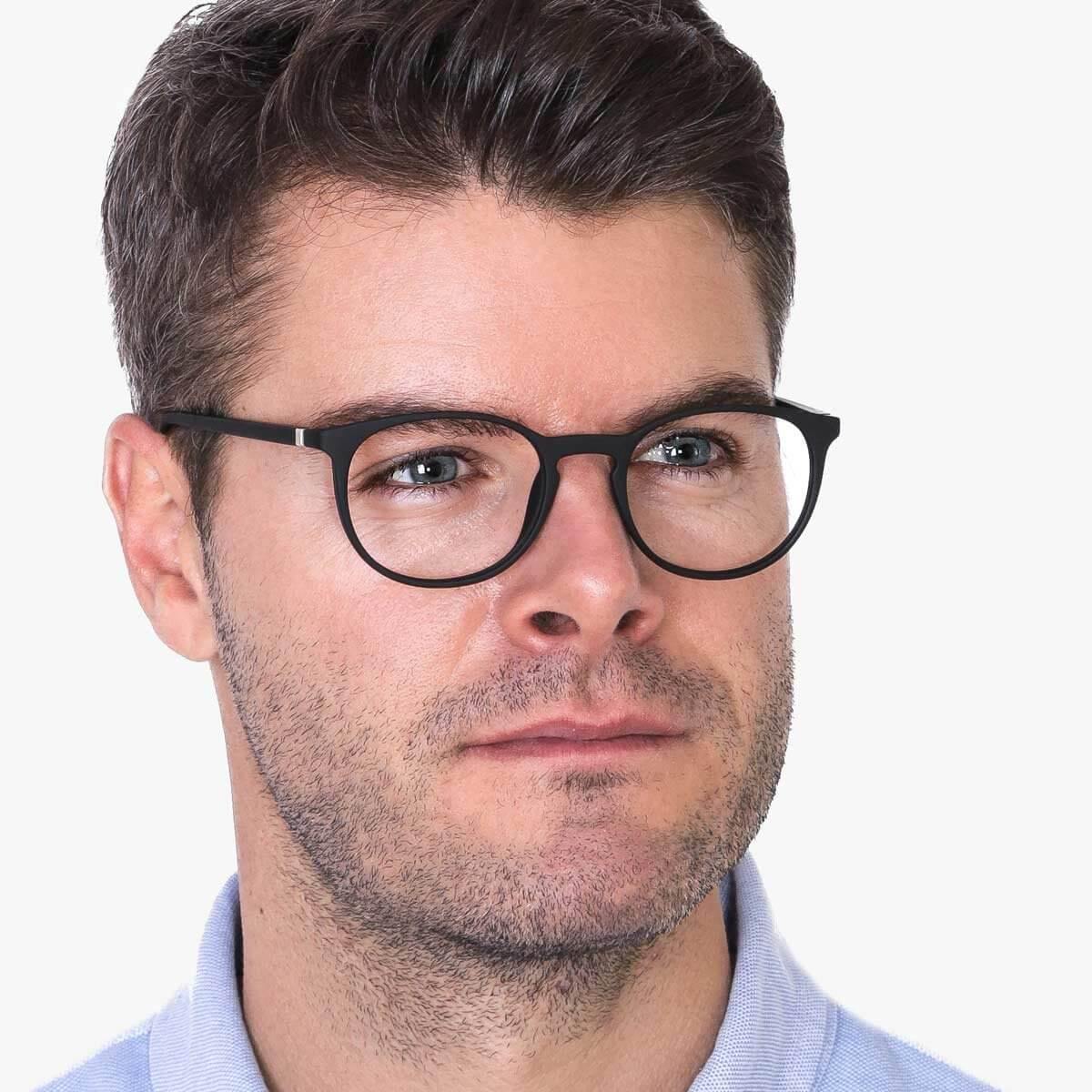 Person wearing Men's Stockholm Black glasses
