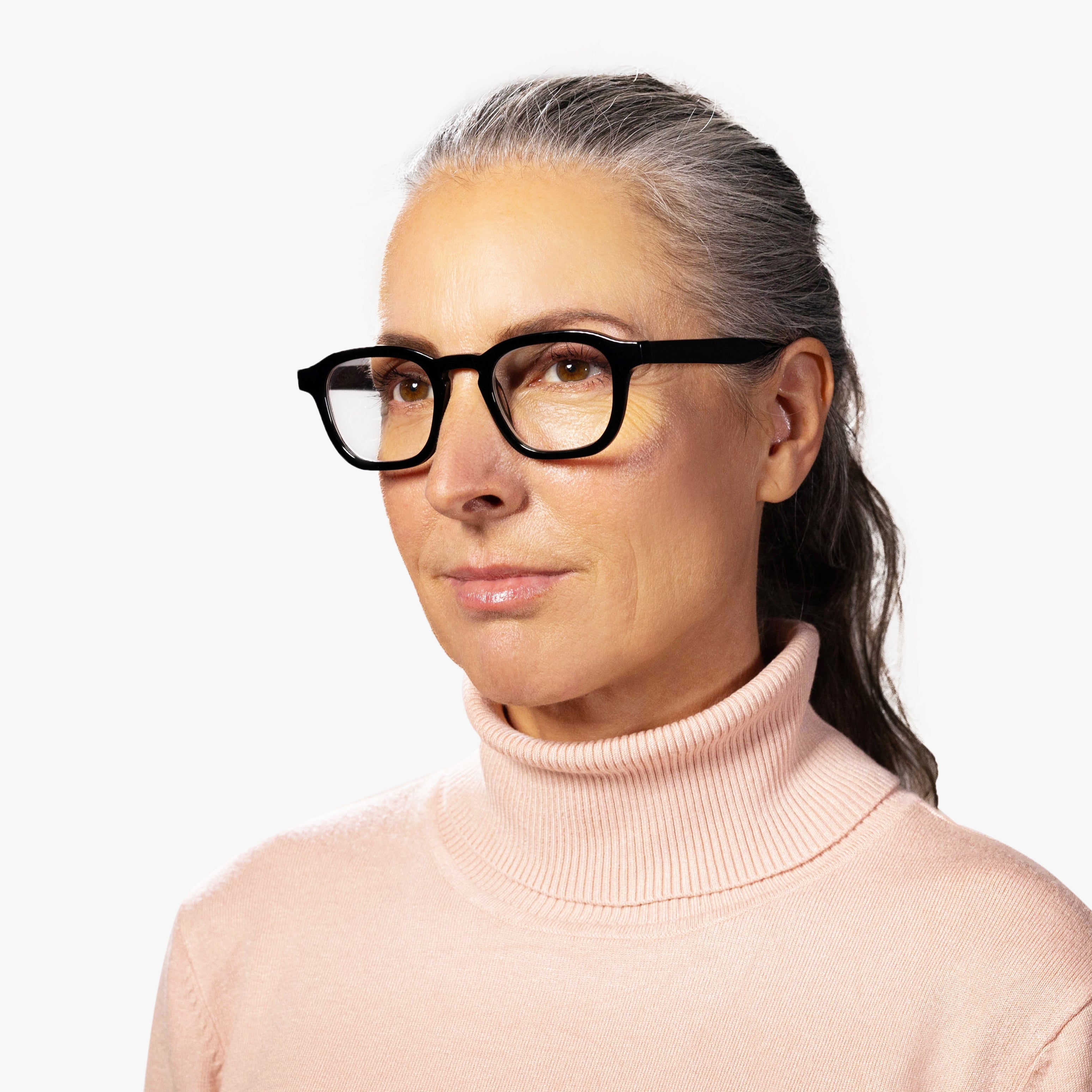Person wearing Reykjavik Black eyeglasses