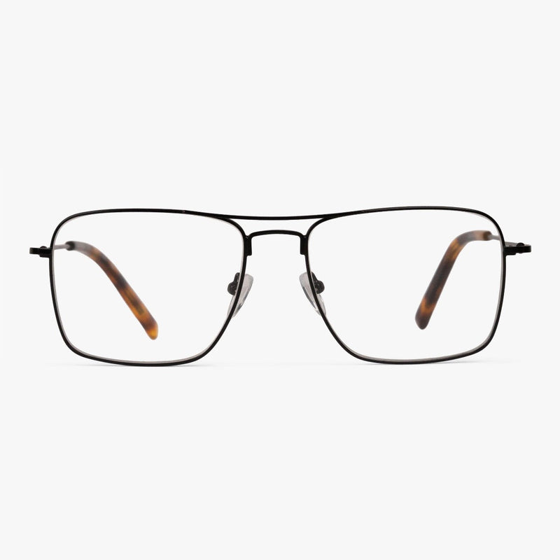 Women's Lidköping black glasses with sleek rectangular frames