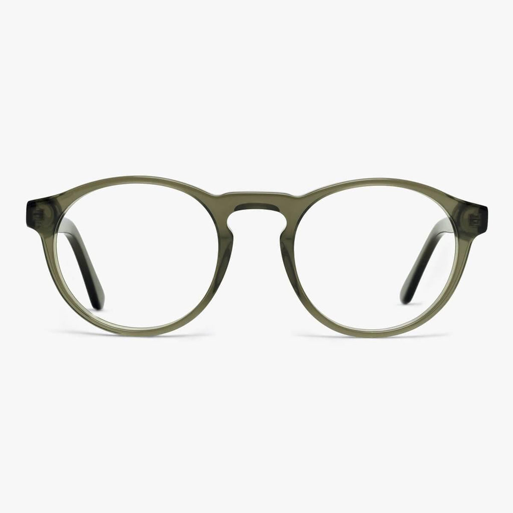 Köp Morgan Shiny Olive Blue light glasögon - Luxreaders.se